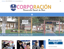 Tablet Screenshot of corporacionbuin.cl